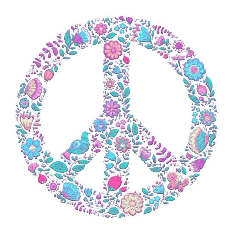 Flower Peace | Peacezeichen Geschenkidee