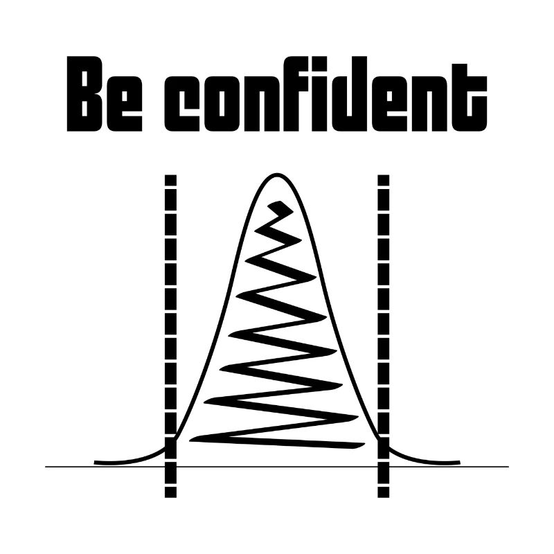 Be confident Informatik Datenwissenschaft Geschenk