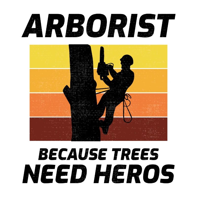 Arborist Tree Surgeon Arboriculture Vintage Retro