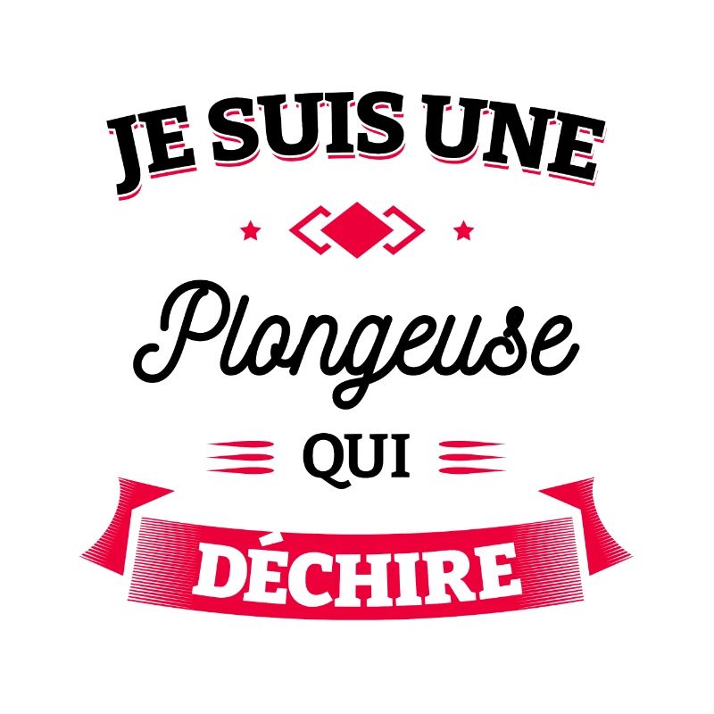 PLONGEUSE QUI DÉCHIRE