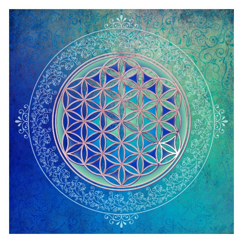Blume Des Lebens - Vintage Frame Mandala 2