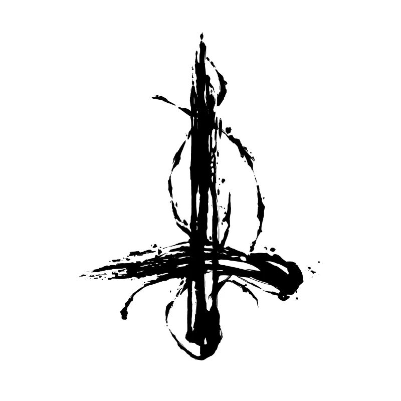 Trash inverted cross