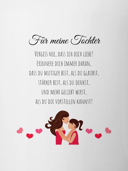 Geschenk für Tochter von Mutter