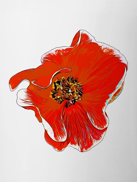 Fleurs Rose orange