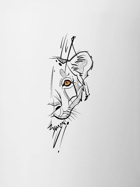 Lioness sketchy