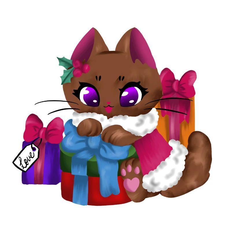 Chat🎁🐱 présent