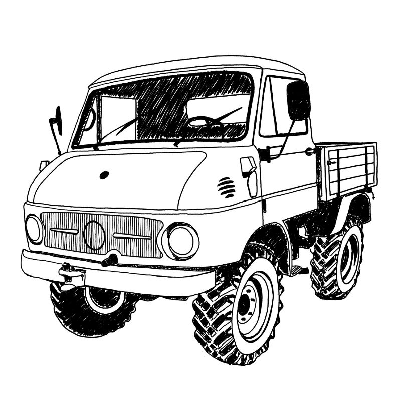 Unimog - Oldtimer - Offroad - Universal motor device