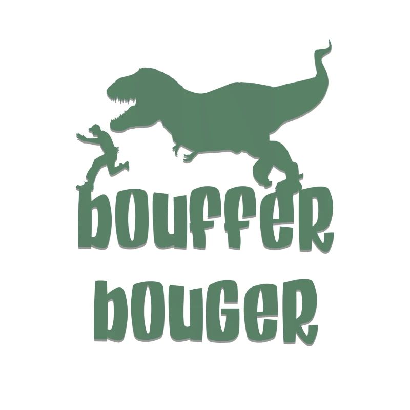 Bouffer bouger " manger bouger " T-rex humour