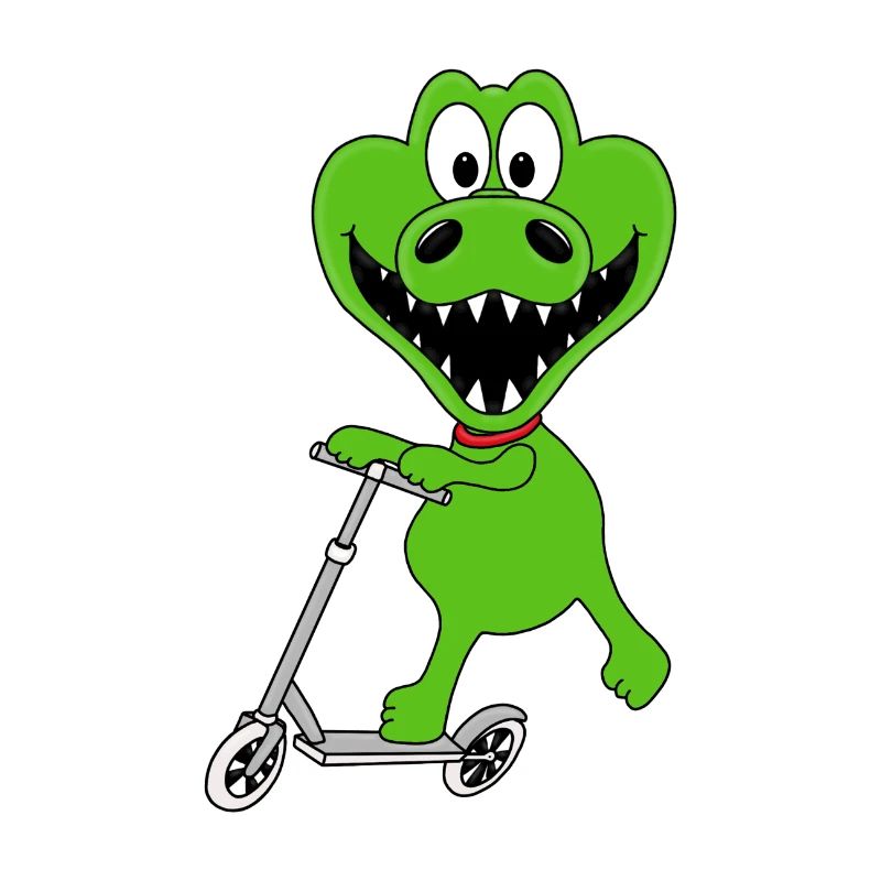 KROKODIL - ROLLER - TIER - TIERISCH