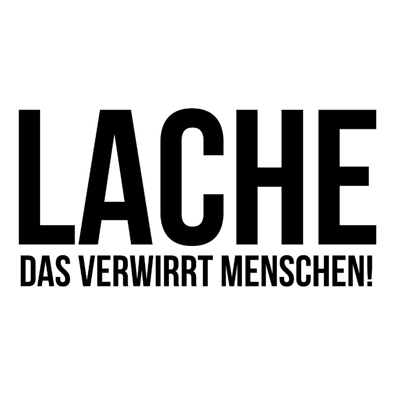 Lache das verwirrt Menschen