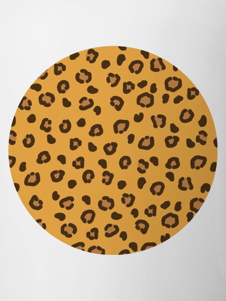 Motif de léopard circulaire