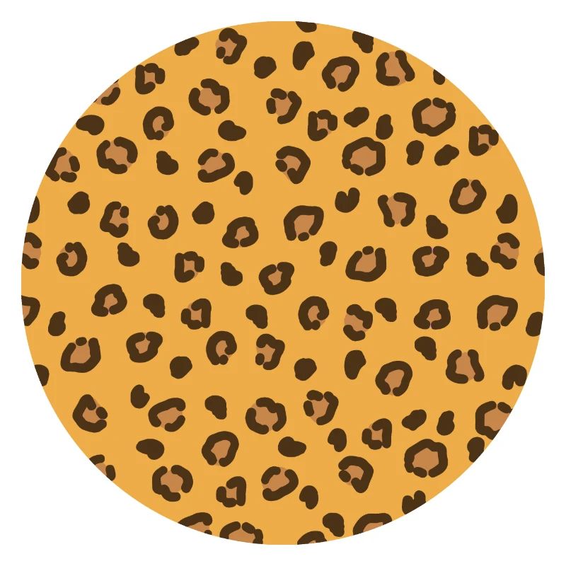 Kreis Leopard Muster