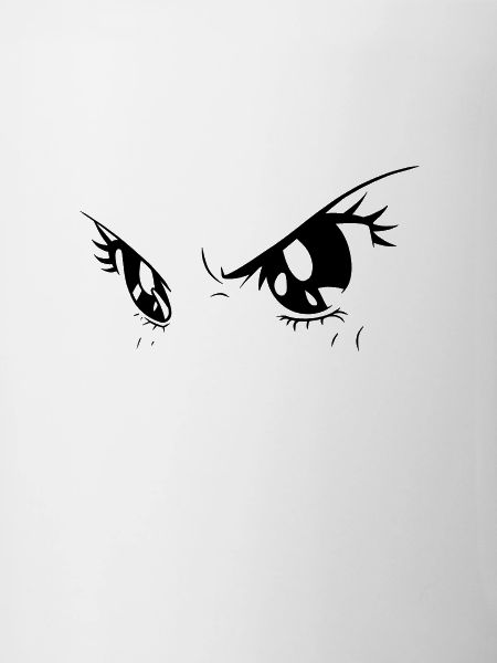 Yeux dessin style manga