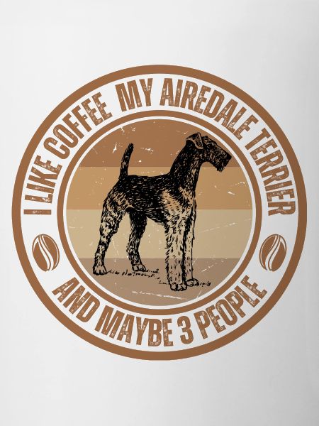 Airedale Terrier Coffee Dog Cafe