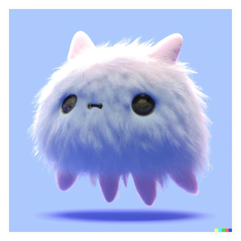 Fluffiges Monster