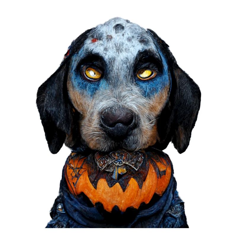 Halloween Bluetick Coonhound
