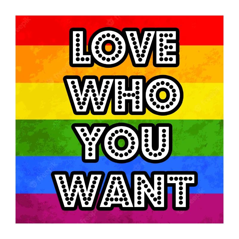 LIEBE, WEN DU WILLST, KENNZEICHNER LGBT