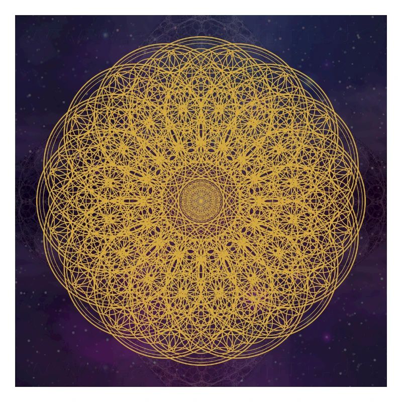 Blume des Lebens Mandala - Universum