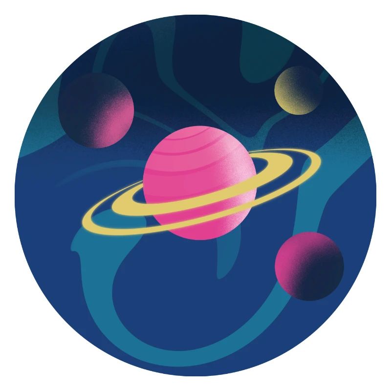 Planets in space