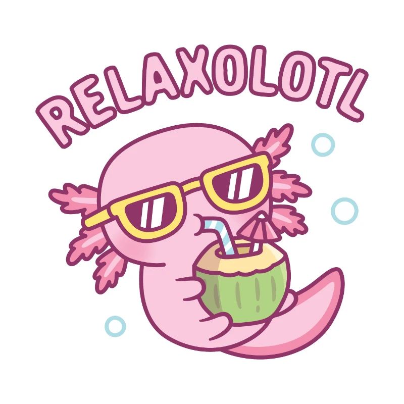 Mignon Chilling Axolotl Relaxolotl Relax Beaucoup