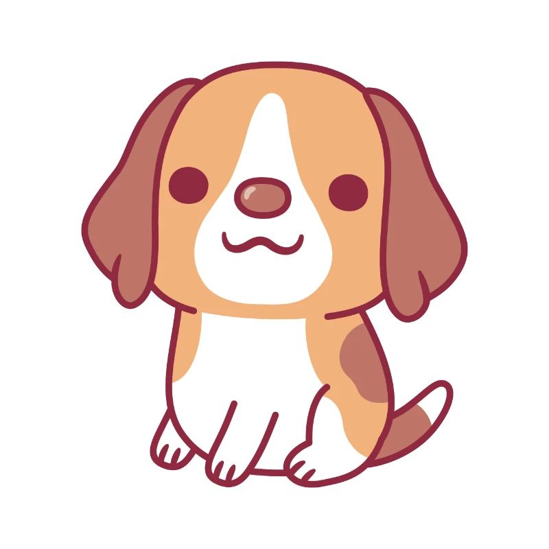 Mignon petit chiot de chien beagle