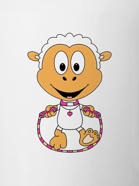 SCHAF - SPRINGSEIL - TIER - KIND - BABY
