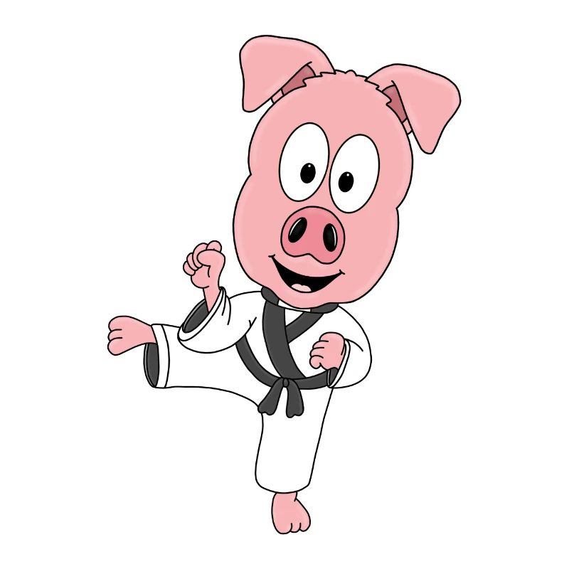 SCHWEIN - SELBSTVERTEIDIGUNG - KARATE - JUDO