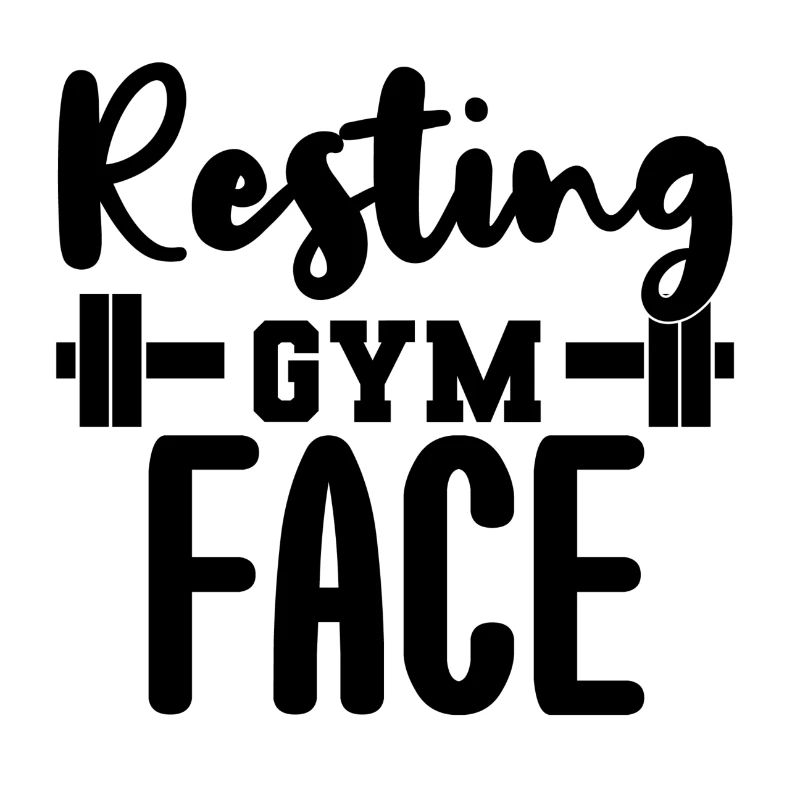 Resting gym face