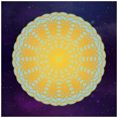 Mandala Himmelslicht - Universum - Tasse
