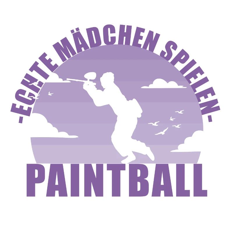 Paintball Paintballerin Gotcha Mädchen Geschenk