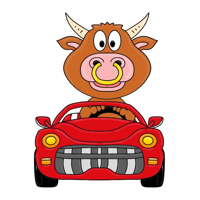 BULLE - RIND - STIER - KUH - AUTO - TIER