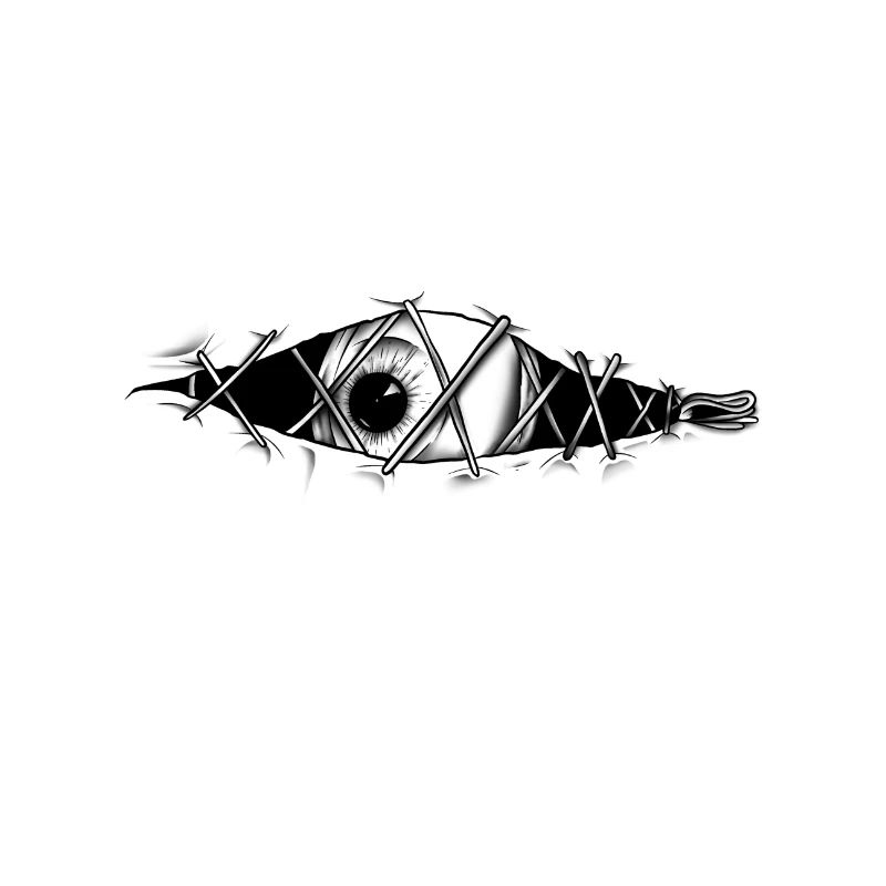 Oeil dark style dessin