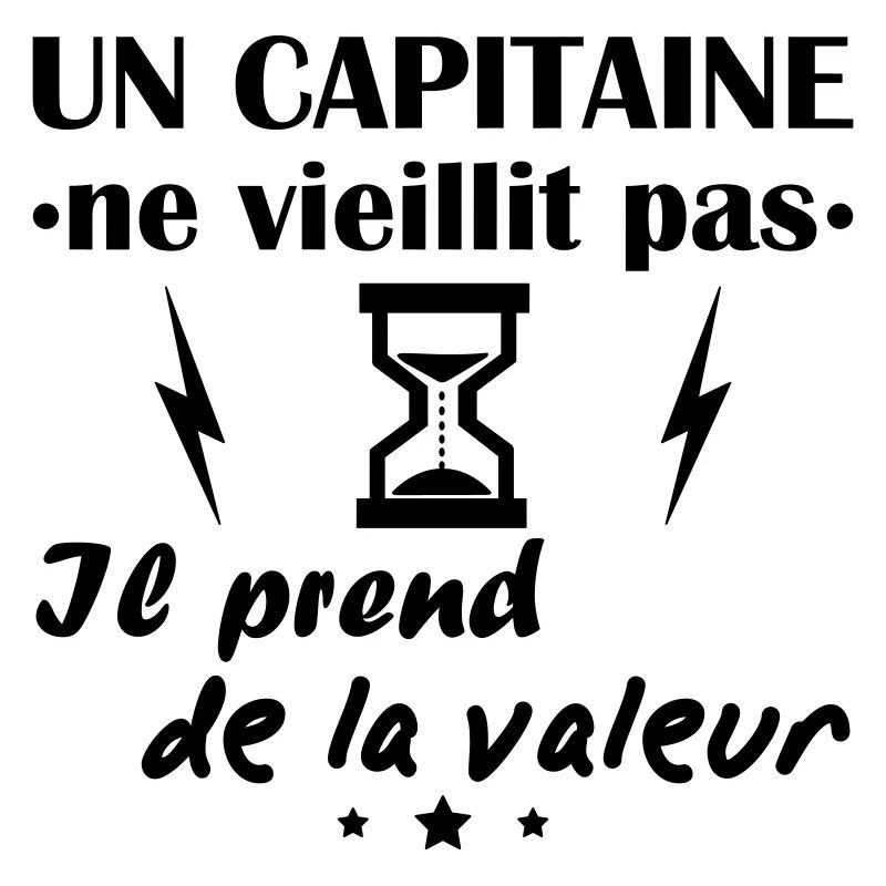 Capitaine ne vieillit pas,idée cadeau anniversaire