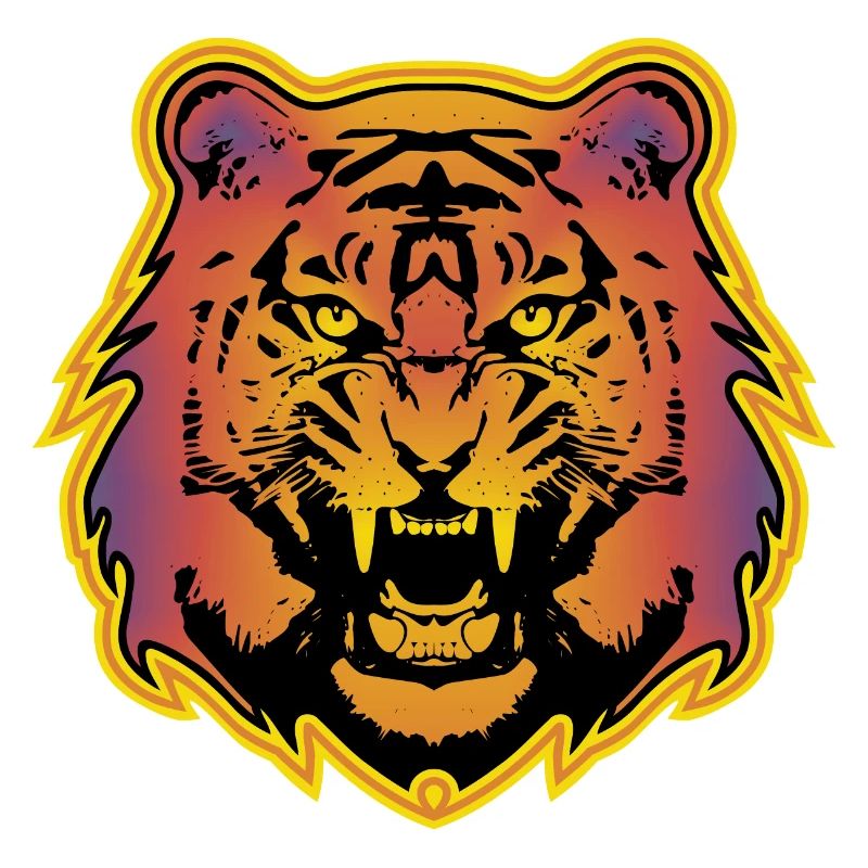 Farbiger Tiger - 2
