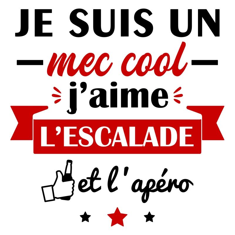 Mec cool escalade, idée cadeau escaladeur