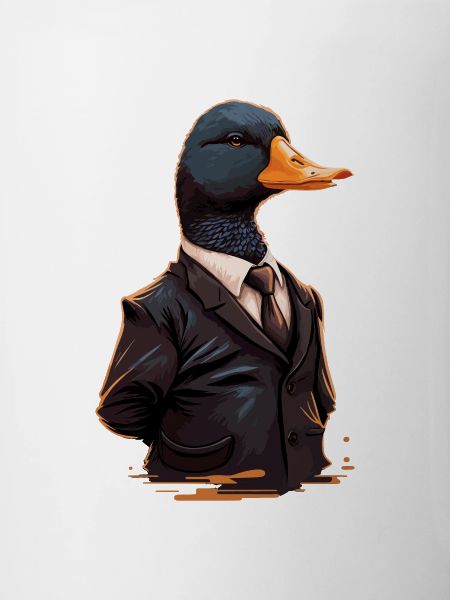 Cool Duck wearing Clothes