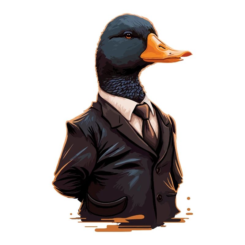 Cool Duck wearing Clothes
