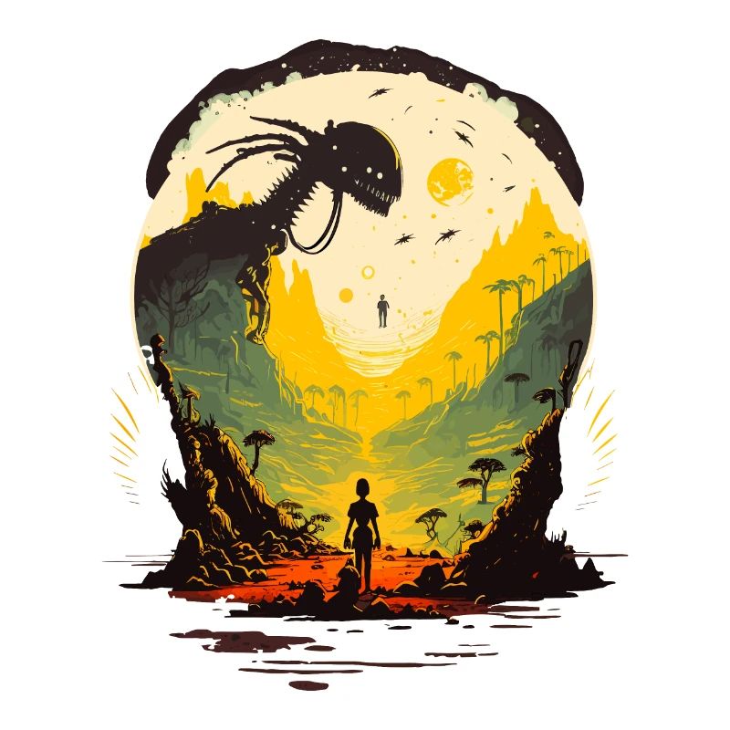 Alien World Artwork