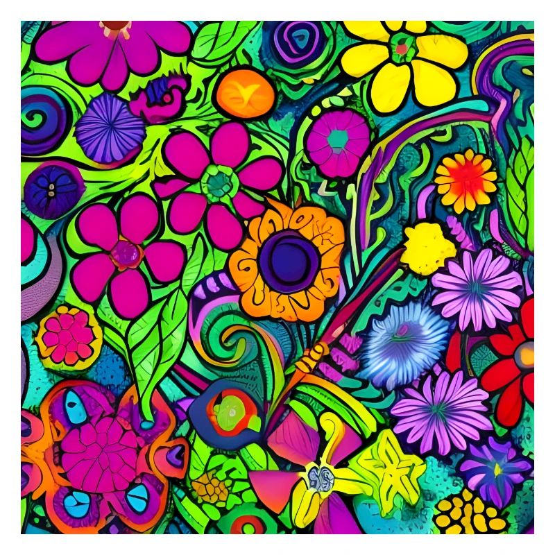 Magic flowers art