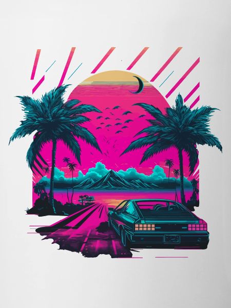 Synthwave Palm Beach