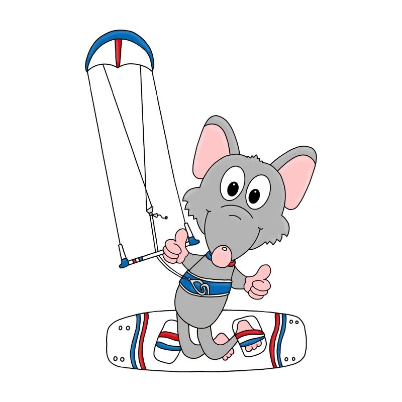 WASSERRATTE - RATTE - KITER - KITESURFER - KITEN