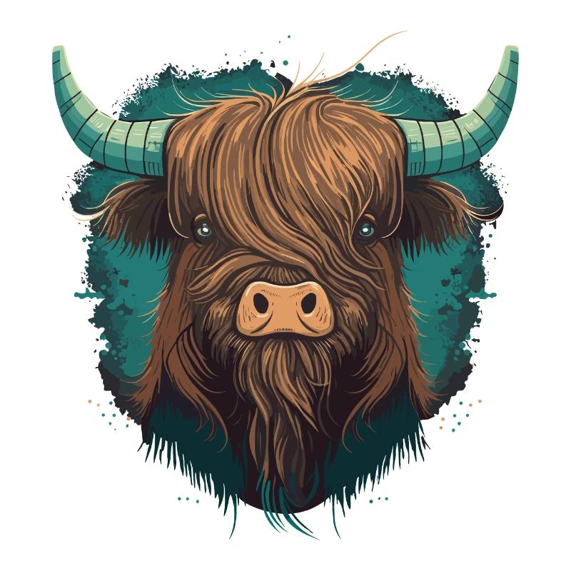 Mignonne tête de yak
