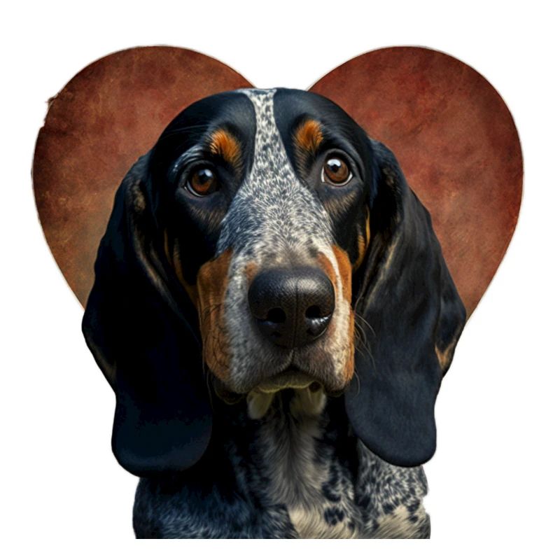 Bluetick Coonhound Saint-Valentin