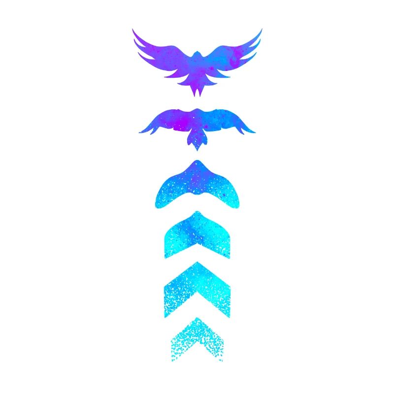Evolution Silhouette Vogel