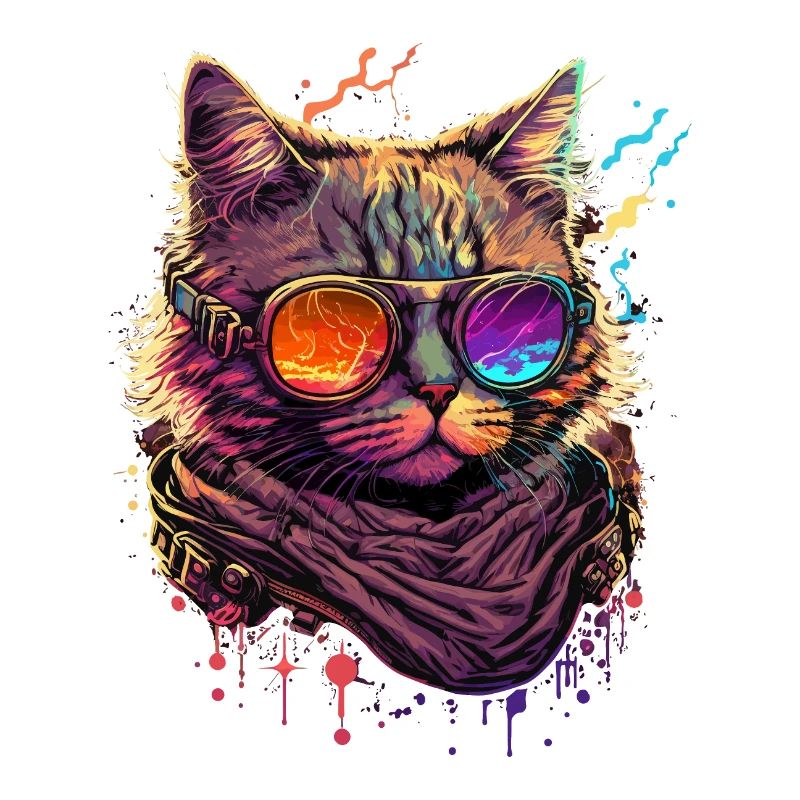 Vaper Wave Cat