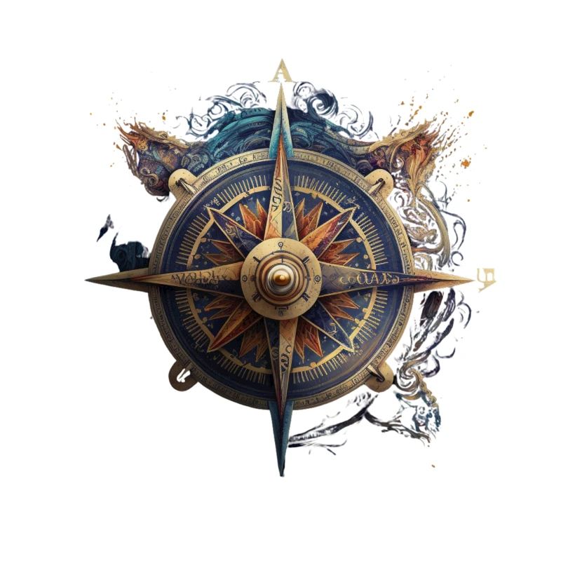 Stay on course: nautical compass for seafaring