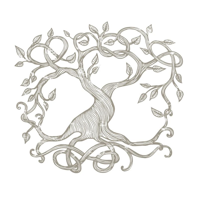Keltischer Baum, beige