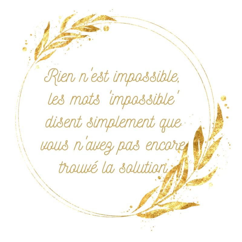 Impossible n'est pas Solution