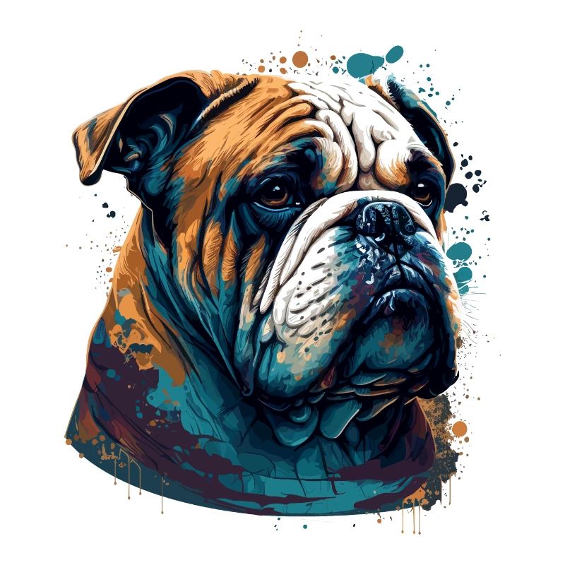 Bouledogue malheureux