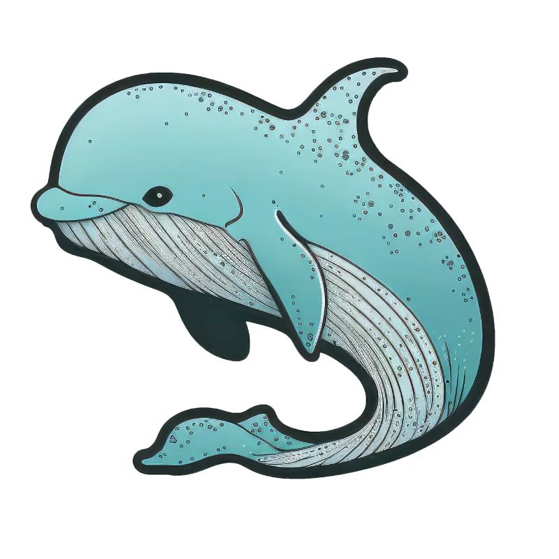 Dolphin Comic mignon Anime Cartoon Cute Babies